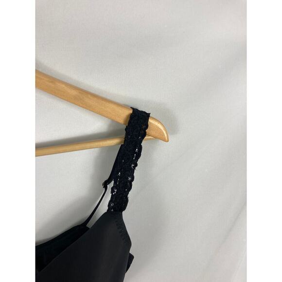 Natori Body Double Lace Trim Bra Black Size 34D - Picture 3 of 5